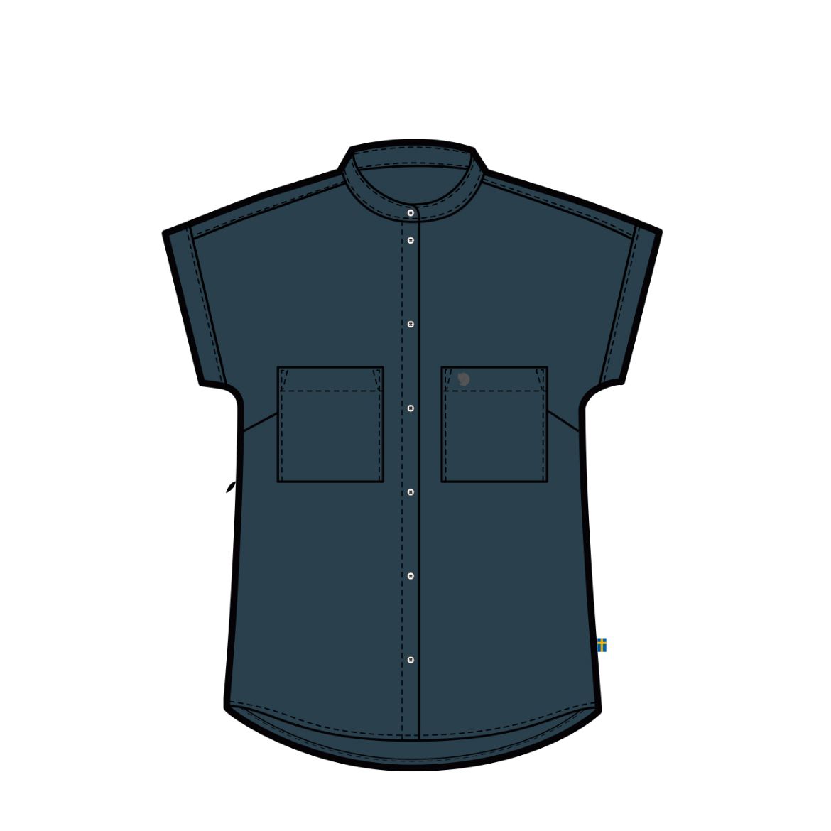 Fjällräven Övik Hemp Shirt SS W F14600160 Fjell & Fritid 1