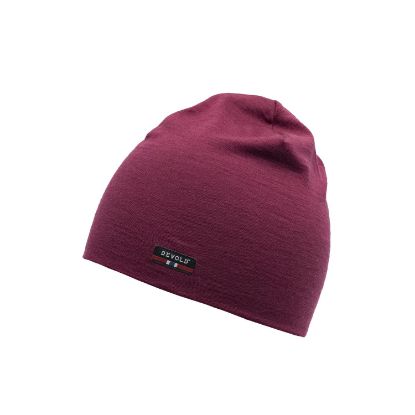 Vis detaljer for Devold BREEZE MERINO 150 BEANIE A BEETROOT  Bilde av Devold BREEZE MERINO 150 BEANIE A BEETROOT
