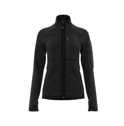 Vis detaljer for Aclima Fleecewool V2 Jacket W´S  Jet Black  Bilde av Aclima Fleecewool V2 Jacket W´S  Jet Black
