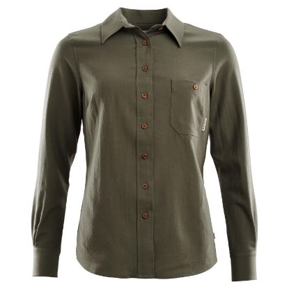 Vis detaljer for Aclima Leisurewool Woven Woolshirt W´S  Ranger Green  Bilde av Aclima Leisurewool Woven Woolshirt W´S  Ranger Green