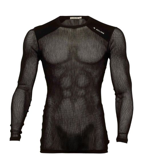 Bilde av Aclima Woolnet Light Crewneck M´S  Jet Black 