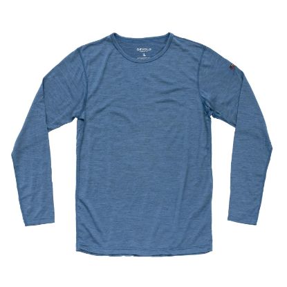Bilde av Devold Breeze Merino 150 Shirt Man a Blue Melange 
