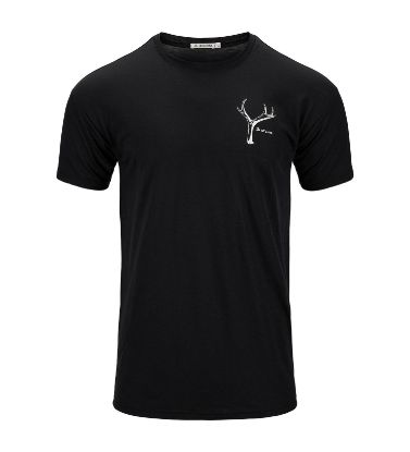 Vis detaljer for Aclima Lightwool 140 Classic Tee Antler M´S  Jet Black  Bilde av Aclima Lightwool 140 Classic Tee Antler M´S  Jet Black