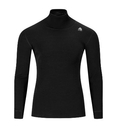 Vis detaljer for Aclima Warmwool Roll Neck M´S  Jet Black  Bilde av Aclima Warmwool Roll Neck M´S  Jet Black