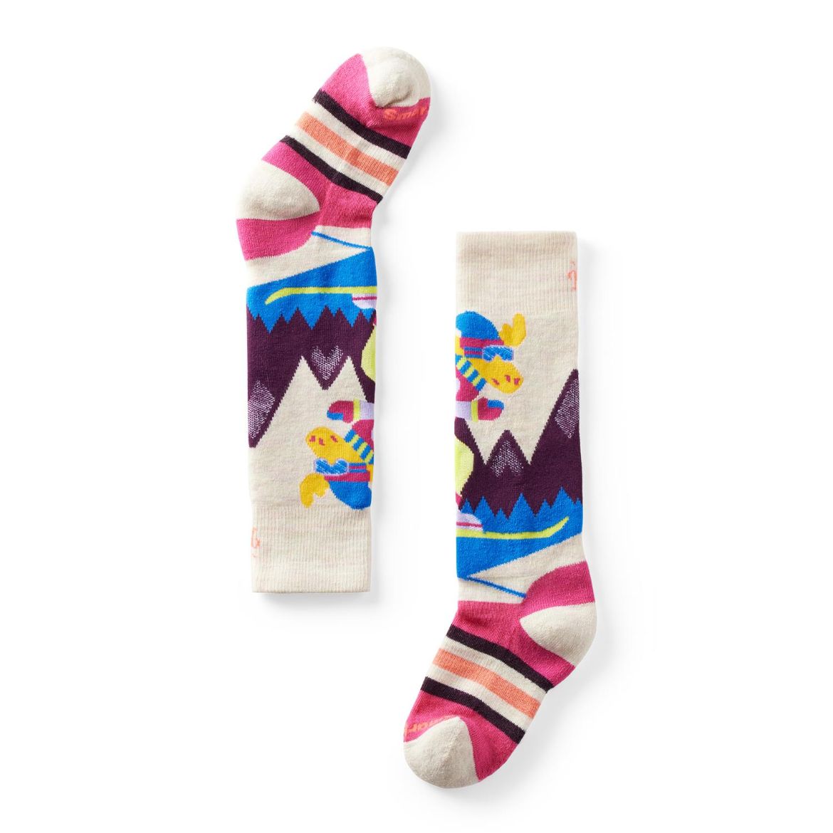 Smartwool K Wintersport Full Cushion Mountain Moose Pattern Otc Socks B02184 Fjell & Fritid 1