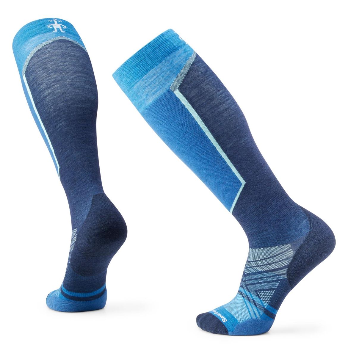 Bilete av Smartwool Ski Targeted Cushion Extra Stretch Otc Socks J96 Laguna Blue