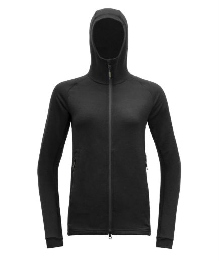 Bilete av Devold Nibba Merino Jkt Hood Wmn Sort