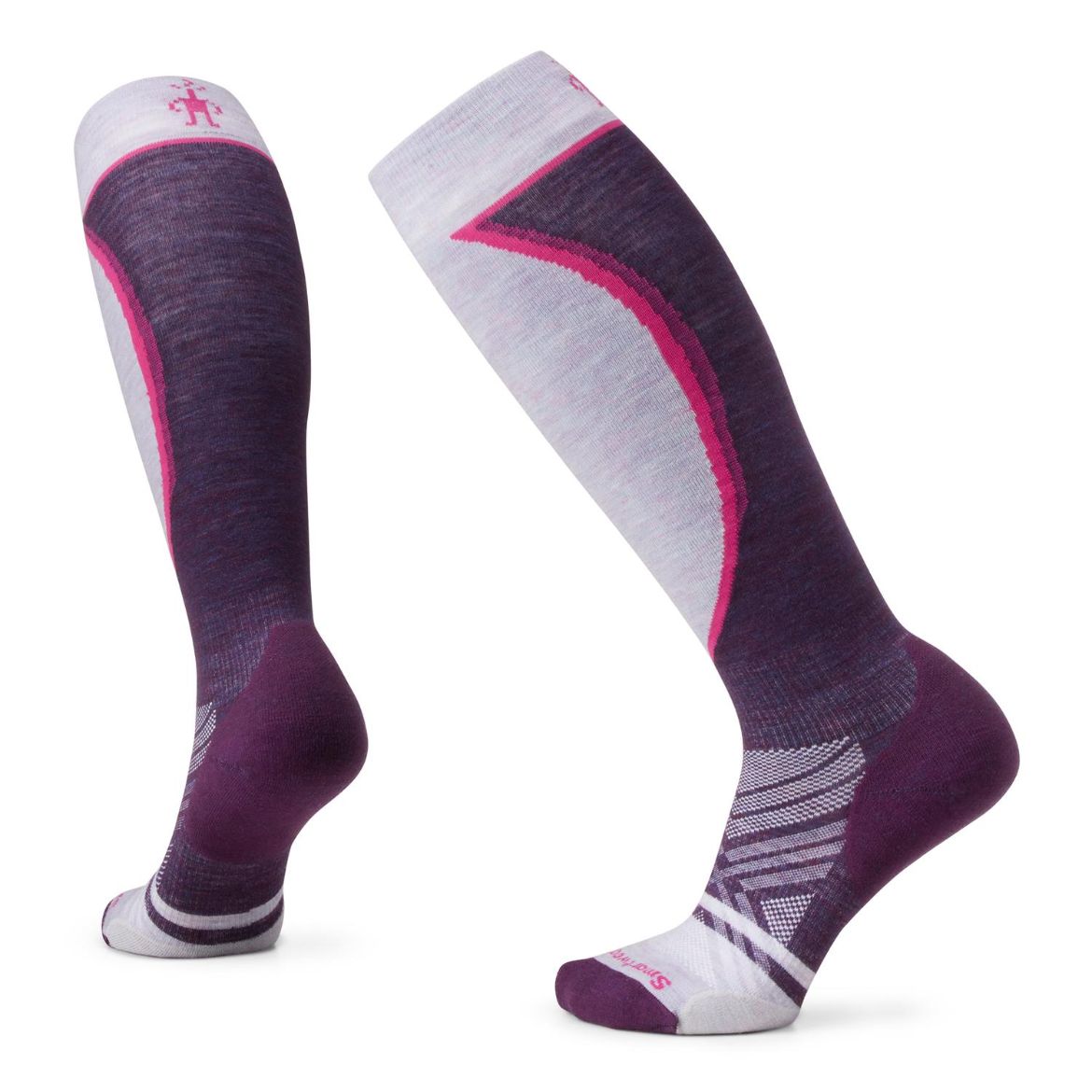 Bilete av Smartwool W Ski Targeted Cushion Extra Stretch Otc Socks L90 Purple Iris