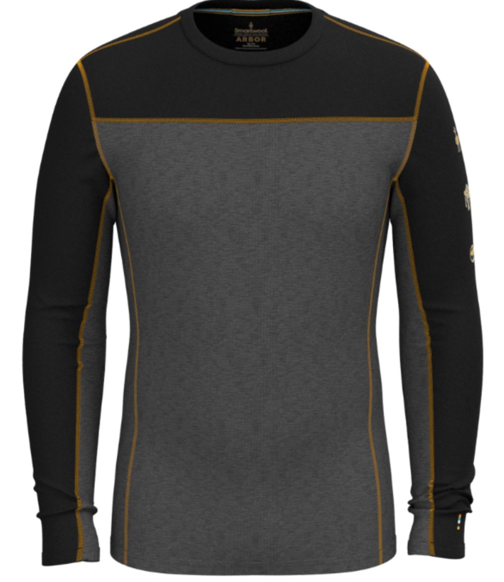 Bilete av Smartwool M Classic Thermal Merino Base Layer M37 CharcoalHoney Gold