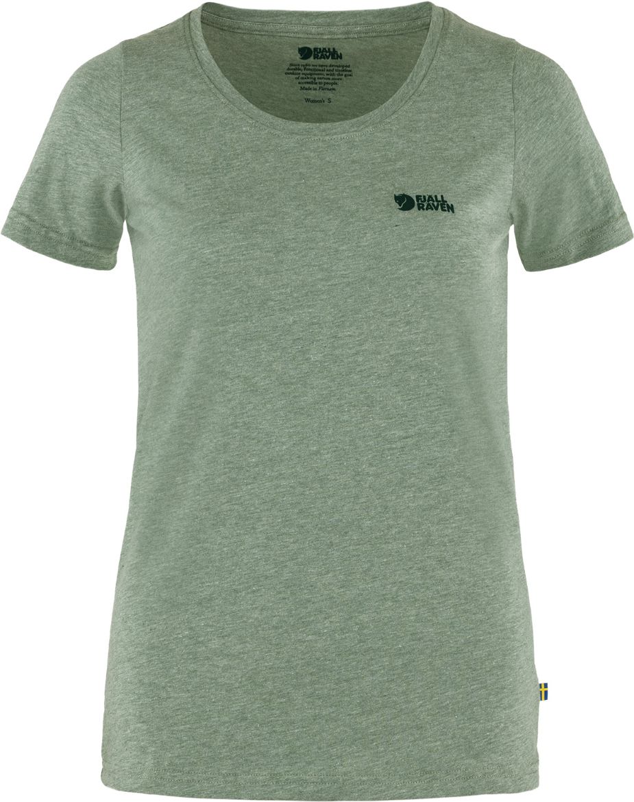 Bilete av Fjällräven Logo T-Shirt W 614-999 Patina Green-Melange