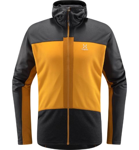 Bilete av Haglöfs ROC Flash Mid Hood Men 5M4 MagnetiteSunny yellow
