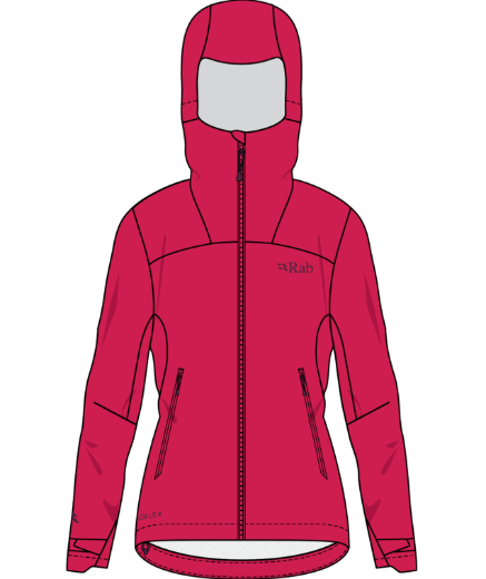 Rab Downpour Light Jacket Wmns QWG-91 Fjell & Fritid 2